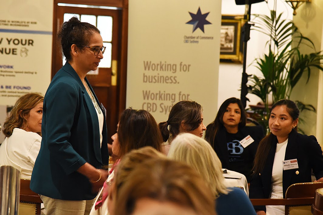 CBD Women In Business Network - Person addressing seated guests